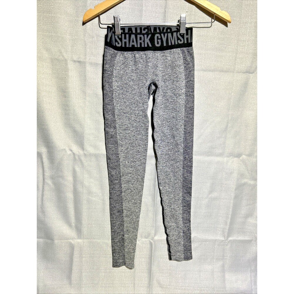 Women's Gymshark Leggings  Yoga Pants Size XS, Black/Gray‎ Booty Sculpting